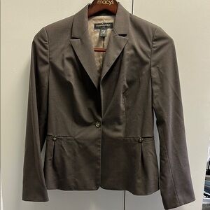 Banana Republic Brown Blazer Tailored Suit Jacket